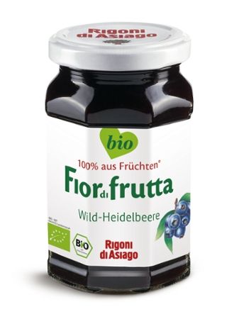 Bio Frucht-Aufstrich Wild-Heidelbeere, 250g Rigoni di Asiago