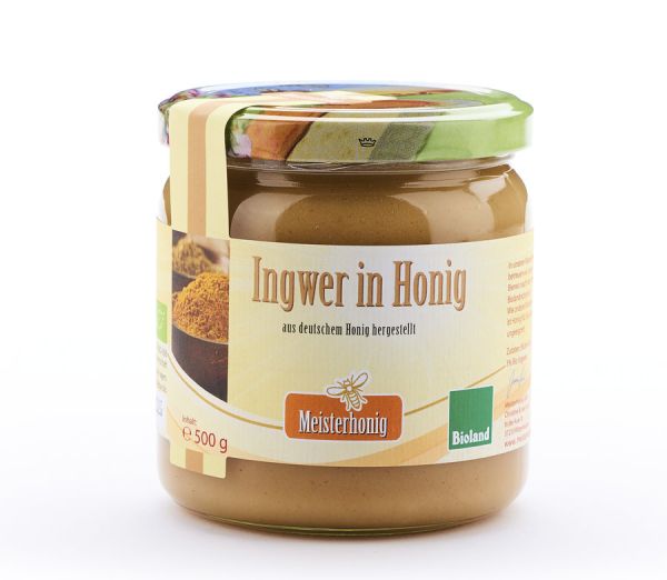 Meisterhonig Ingwer in Honig, bio, 500g