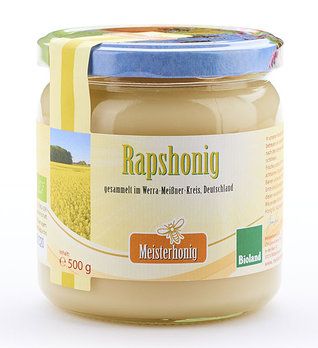 Bio Rapshonig aus Deutschland, 500g von Meisterhonig