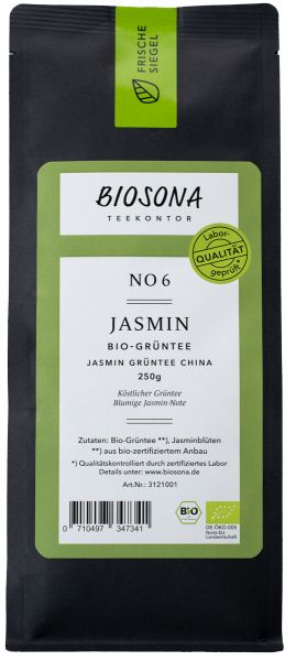 BIOSONA No.6 Jasmin Bio-Grüntee, 250g