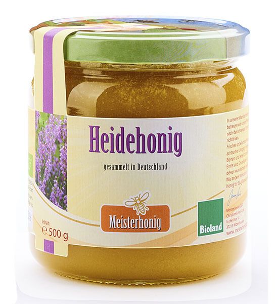 Bio Heidehonig aus Deutschland, 500g von Meisterhonig