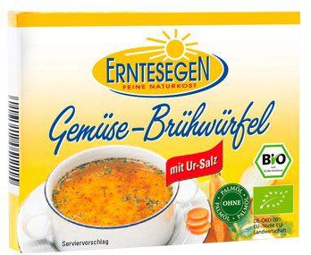 Bio Gemüsebrühwürfel für 6 x 0,5l von Erntesegen