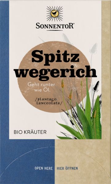 Sonnentor Bio Spitzwegerich Tee, 18 Teebeutel